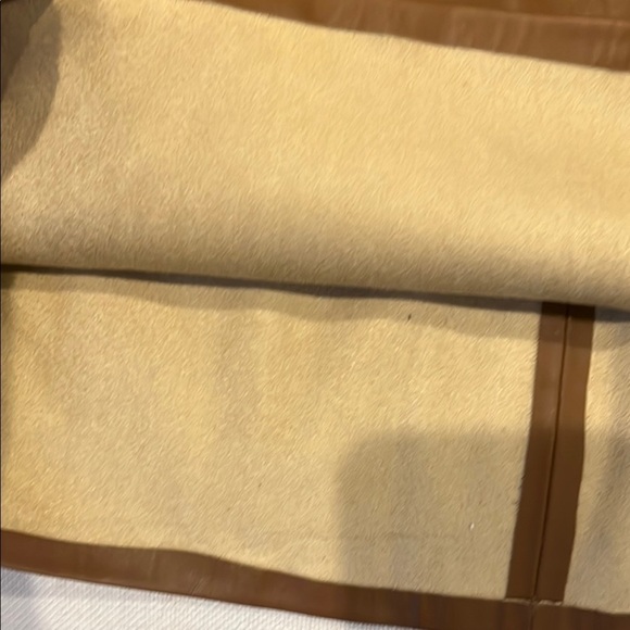 Sanctuary Brown Mini A-Line Faux Leather Skirt size 8 - Picture 4 of 7